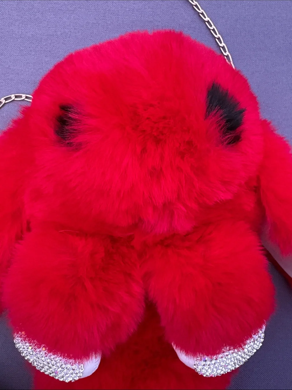 Red Plush Bunny Crossbody Bag - Kids Accessories